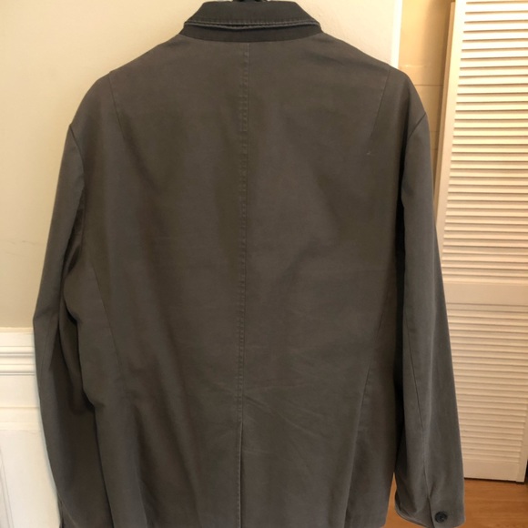 AllSaints Remley Blazer in Bitter Brown - Picture 3 of 7